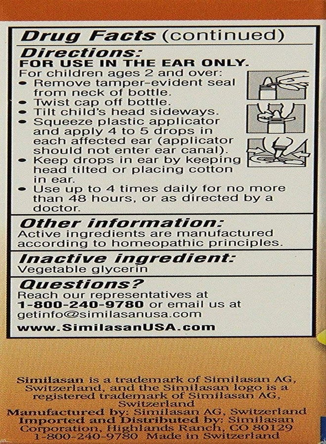 SIMILASAN Childrens Earache Relief, 0.33 FZ - Image 2